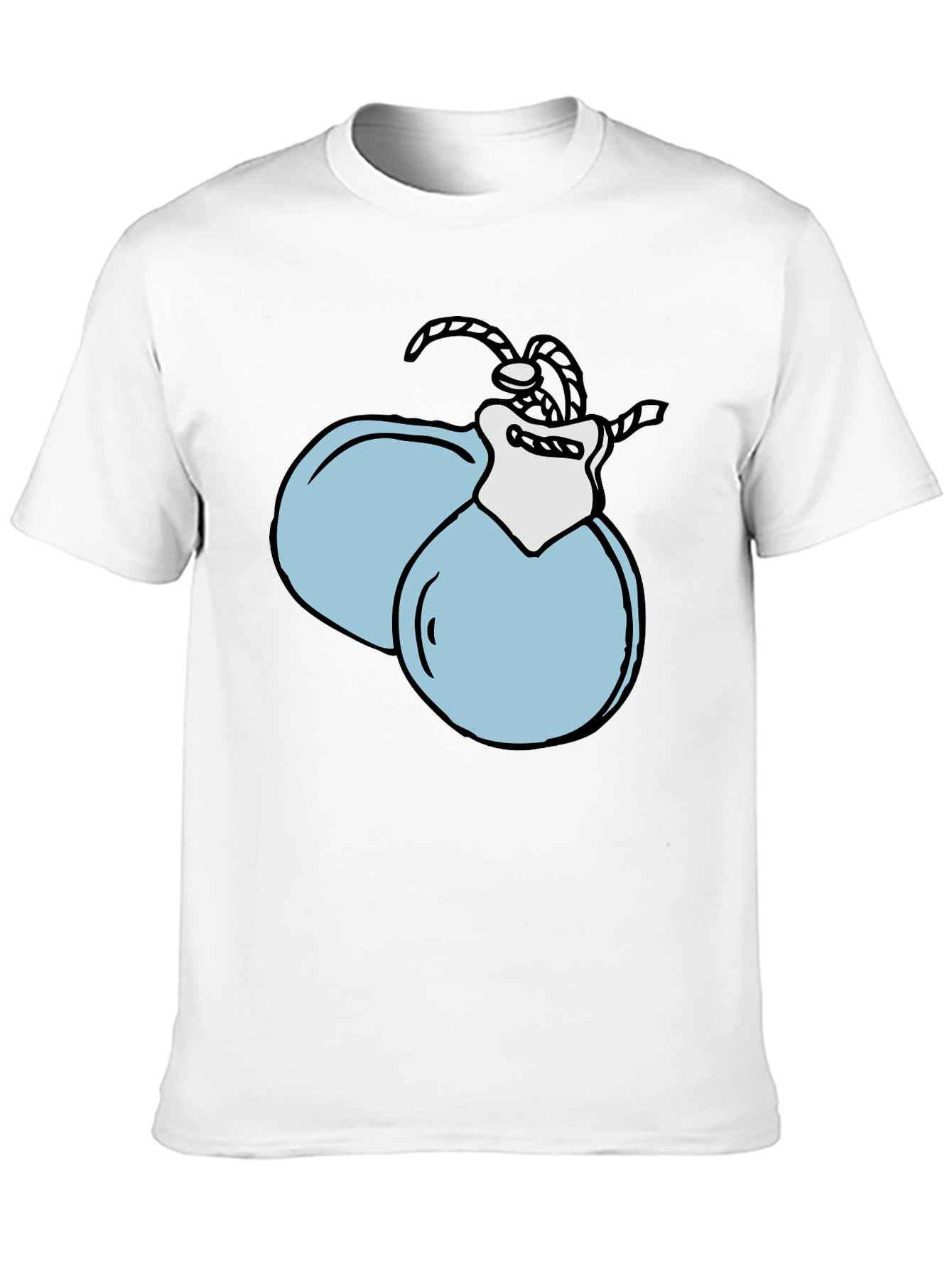 Castanets Graphic T-Shirt - Fun Percussion Design