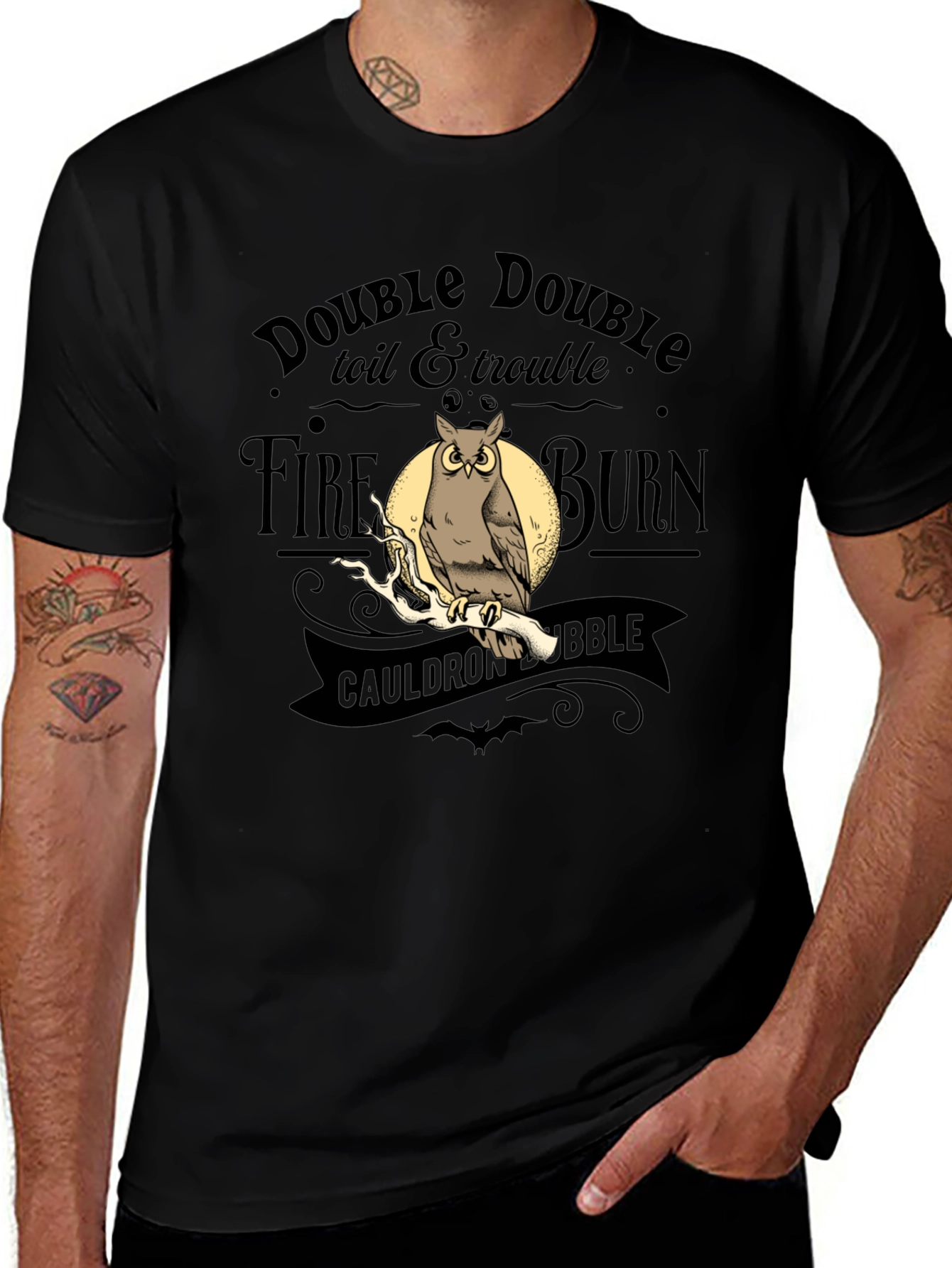 Double Double Toil & Trouble Owl T-Shirt