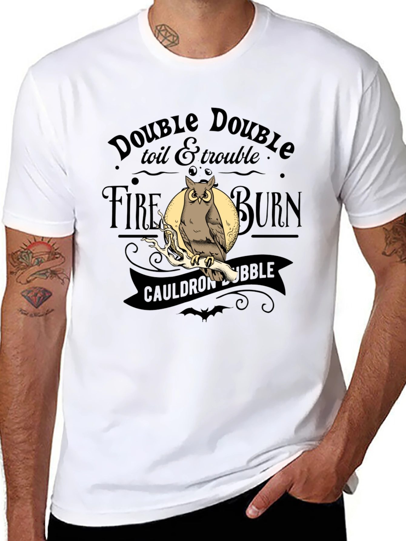 Double Double Toil & Trouble Owl T-Shirt