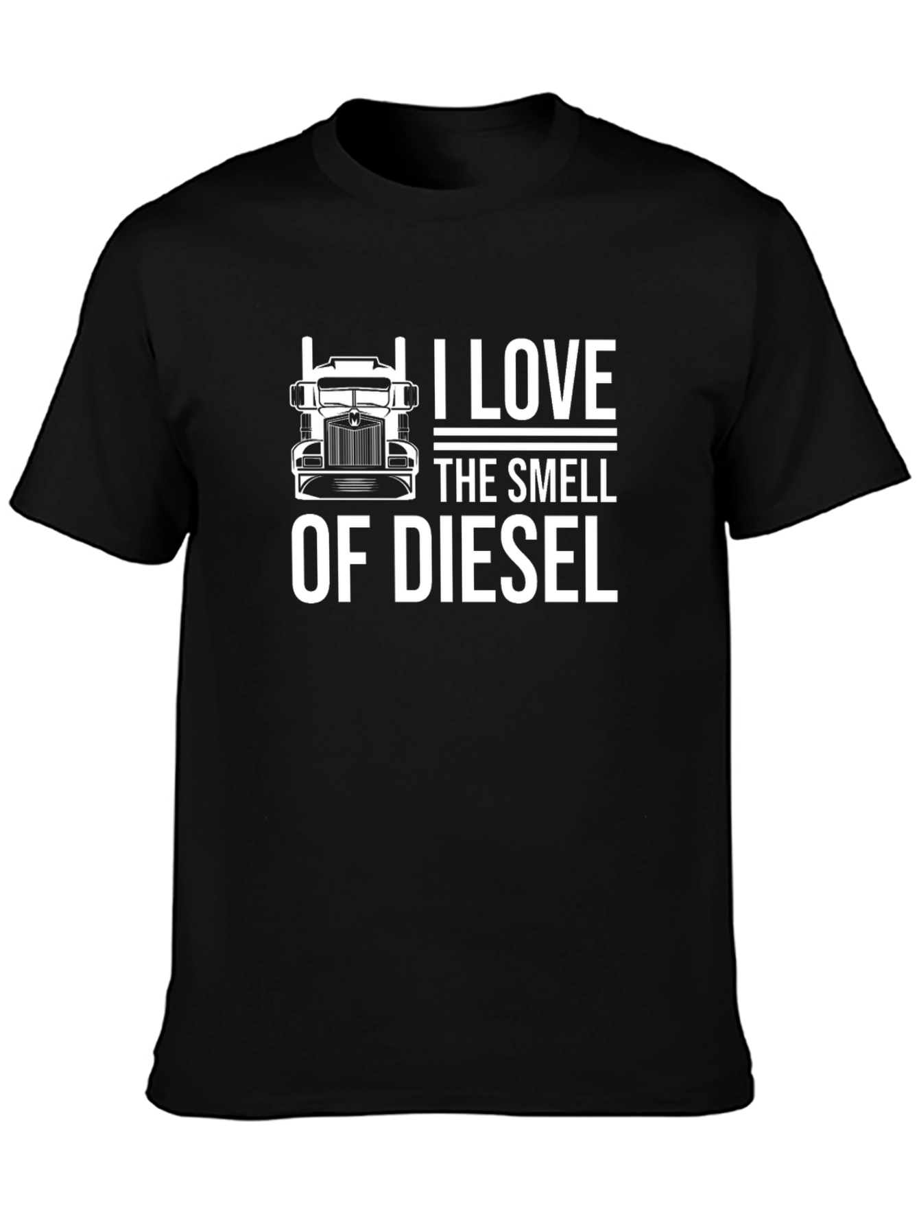 I Love The Smell of Diesel Black T-Shirt