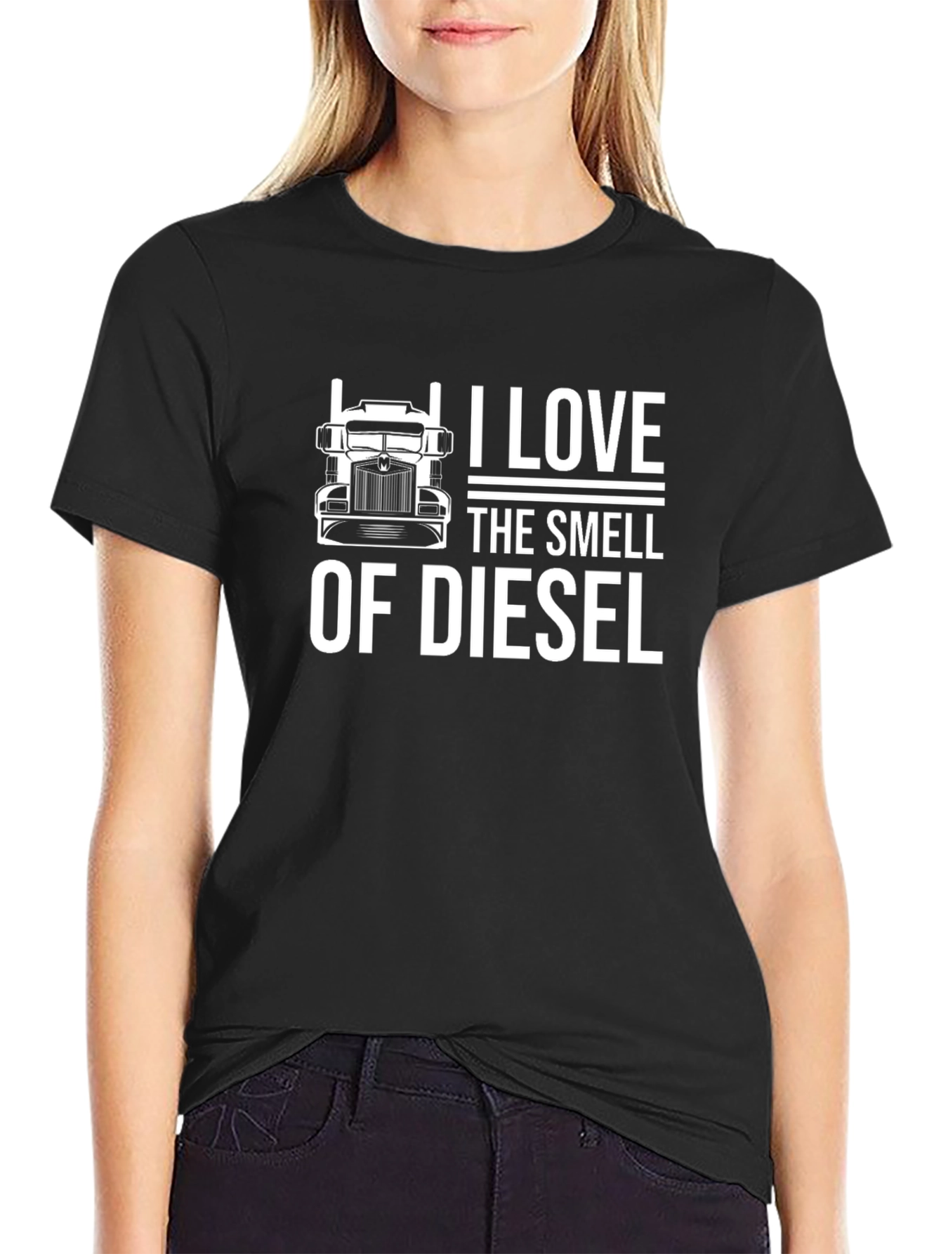 I Love The Smell of Diesel Black T-Shirt