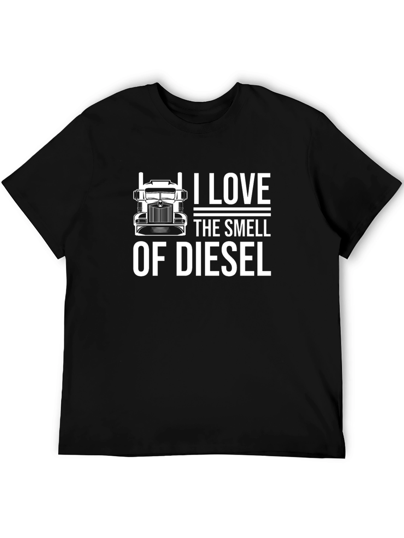 I Love The Smell of Diesel Black T-Shirt