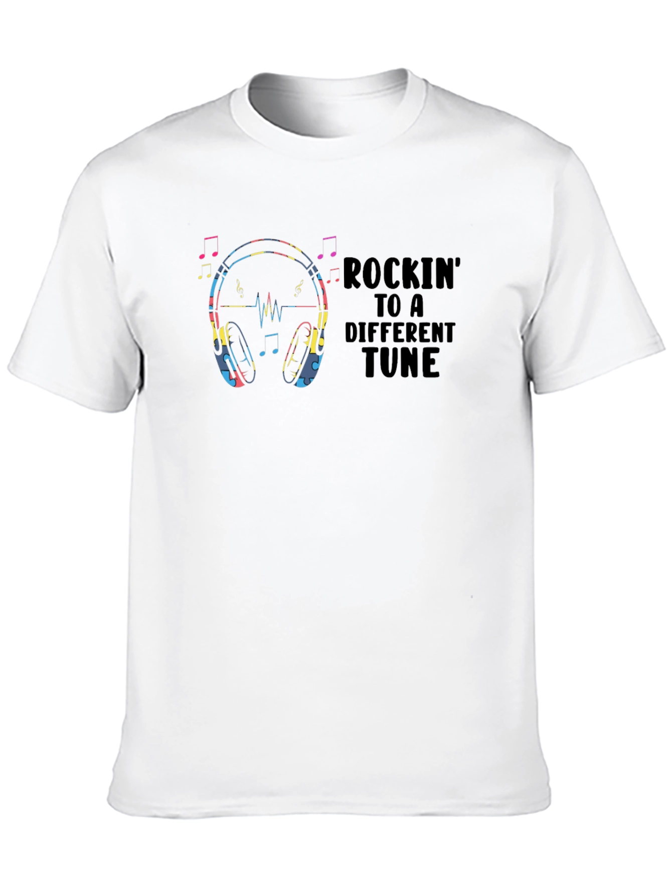Rockin to a Different Tune Graphic T-Shirt