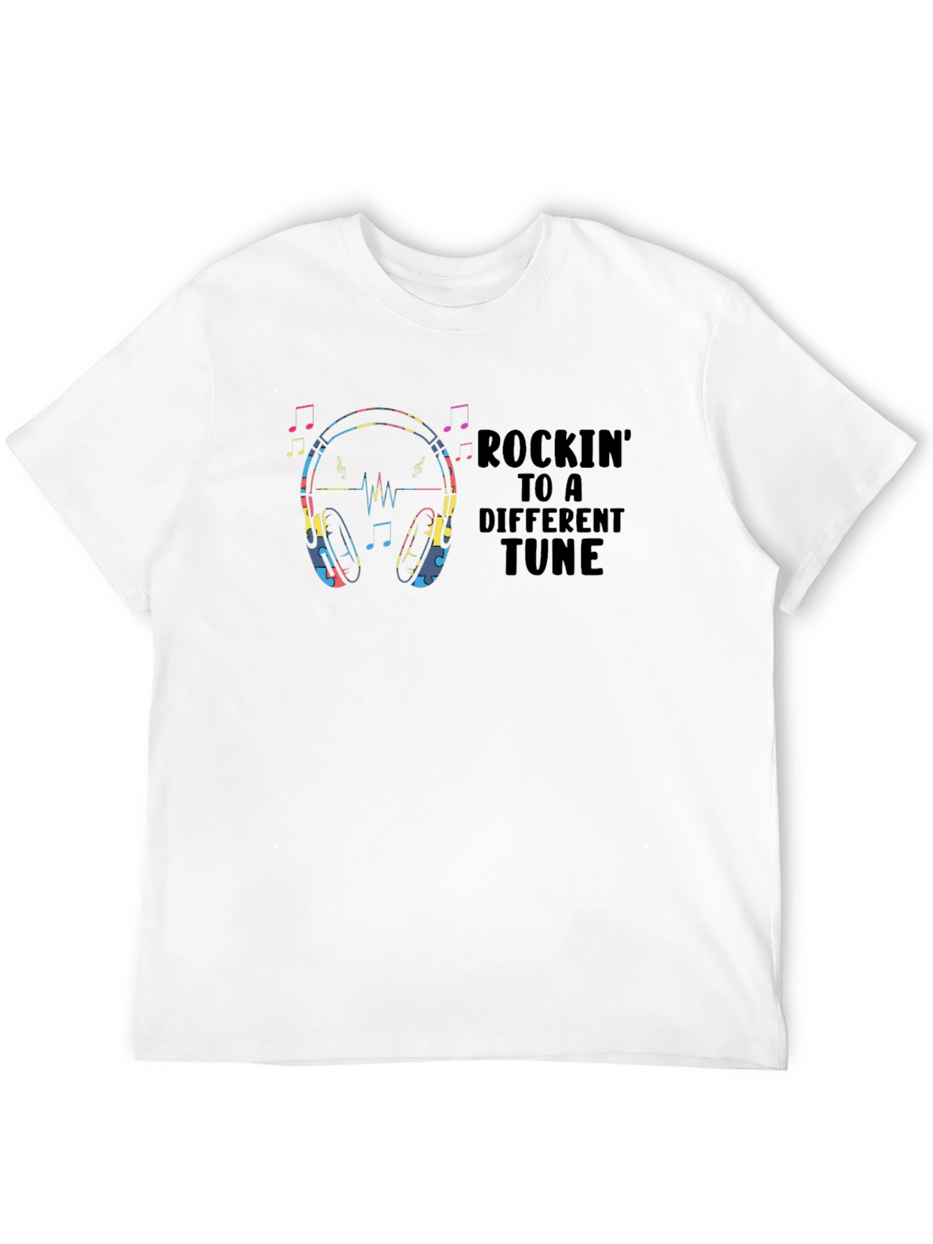 Rockin to a Different Tune Graphic T-Shirt