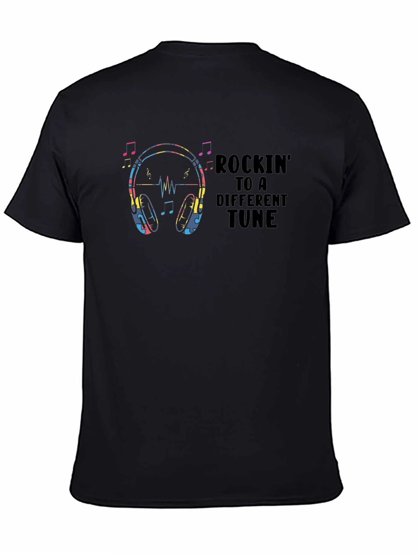 Rockin to a Different Tune Graphic T-Shirt