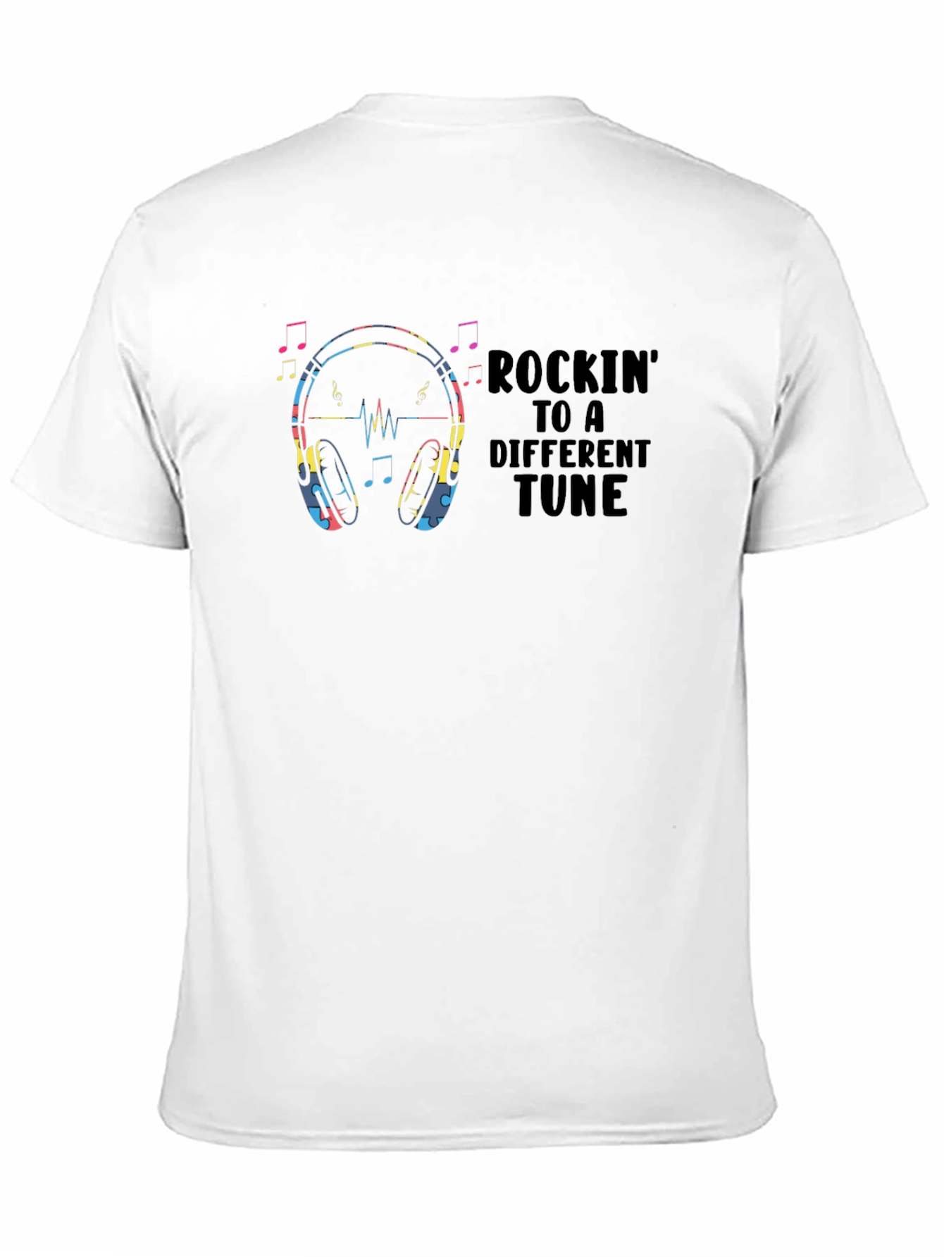 Rockin to a Different Tune Graphic T-Shirt
