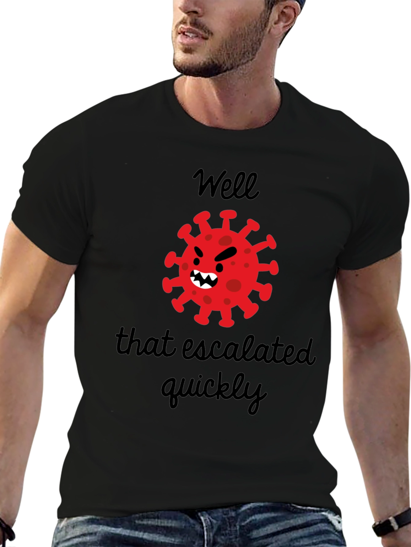 Escalated Quickly Funny Graphic Tee