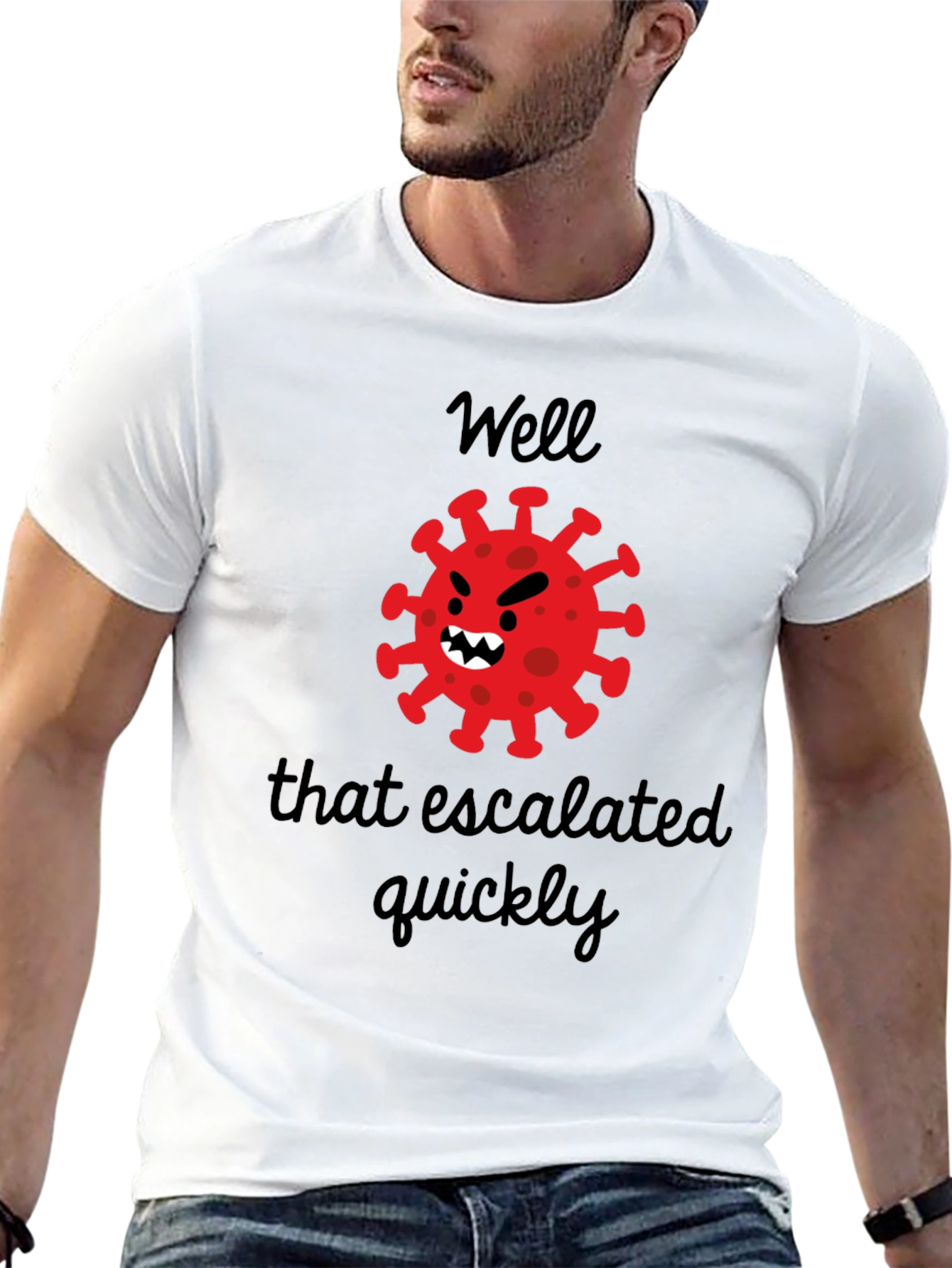 Escalated Quickly Funny Graphic Tee