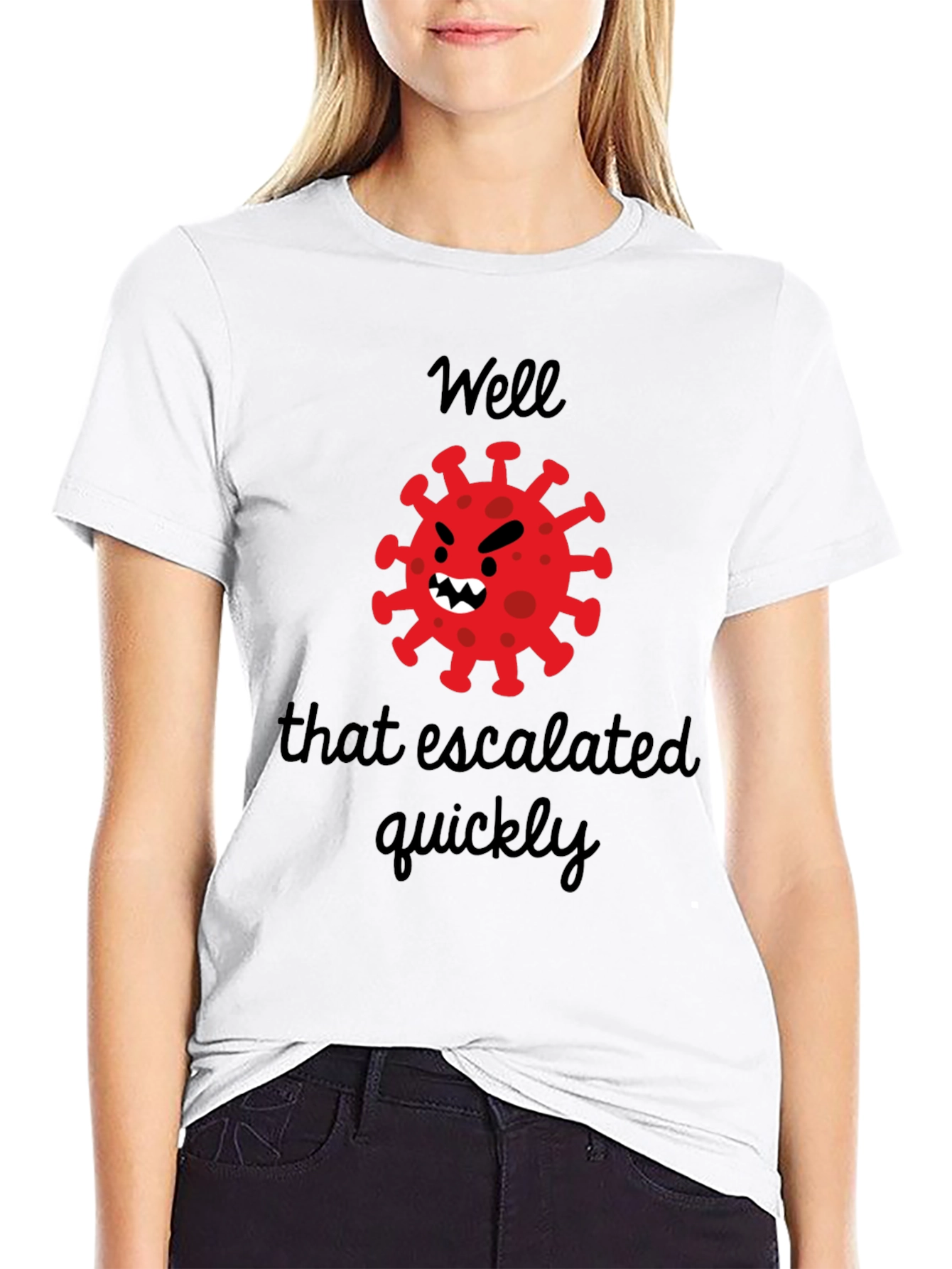 Escalated Quickly Funny Graphic Tee