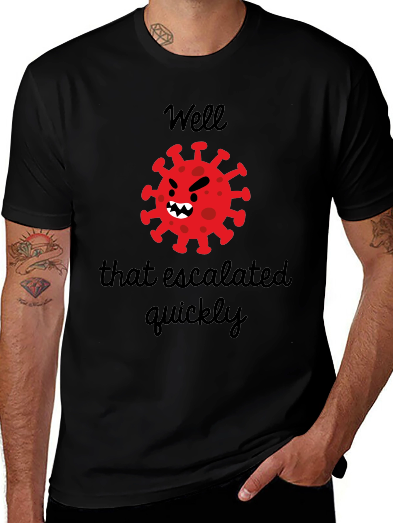 Escalated Quickly Funny Graphic Tee