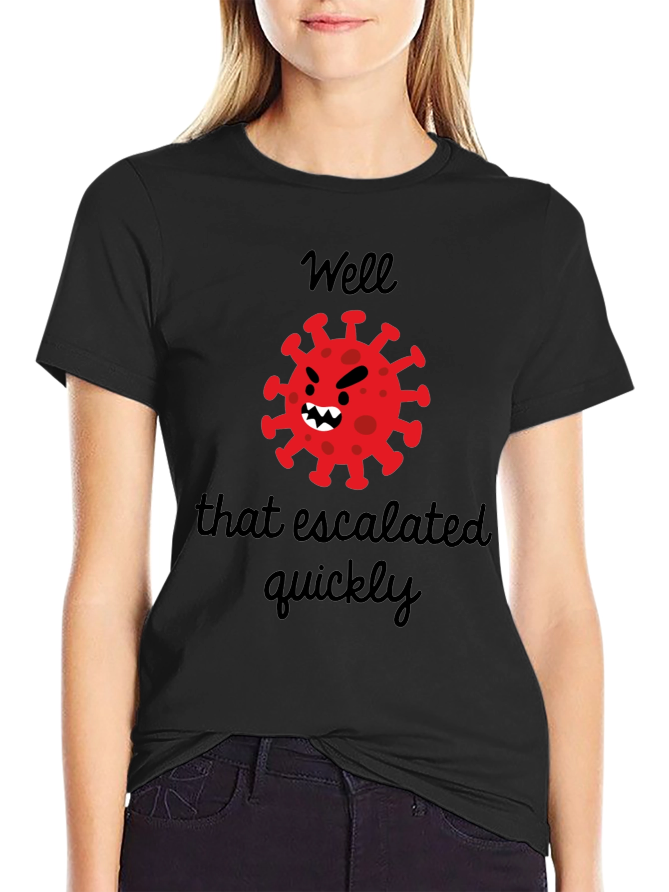 Escalated Quickly Funny Graphic Tee