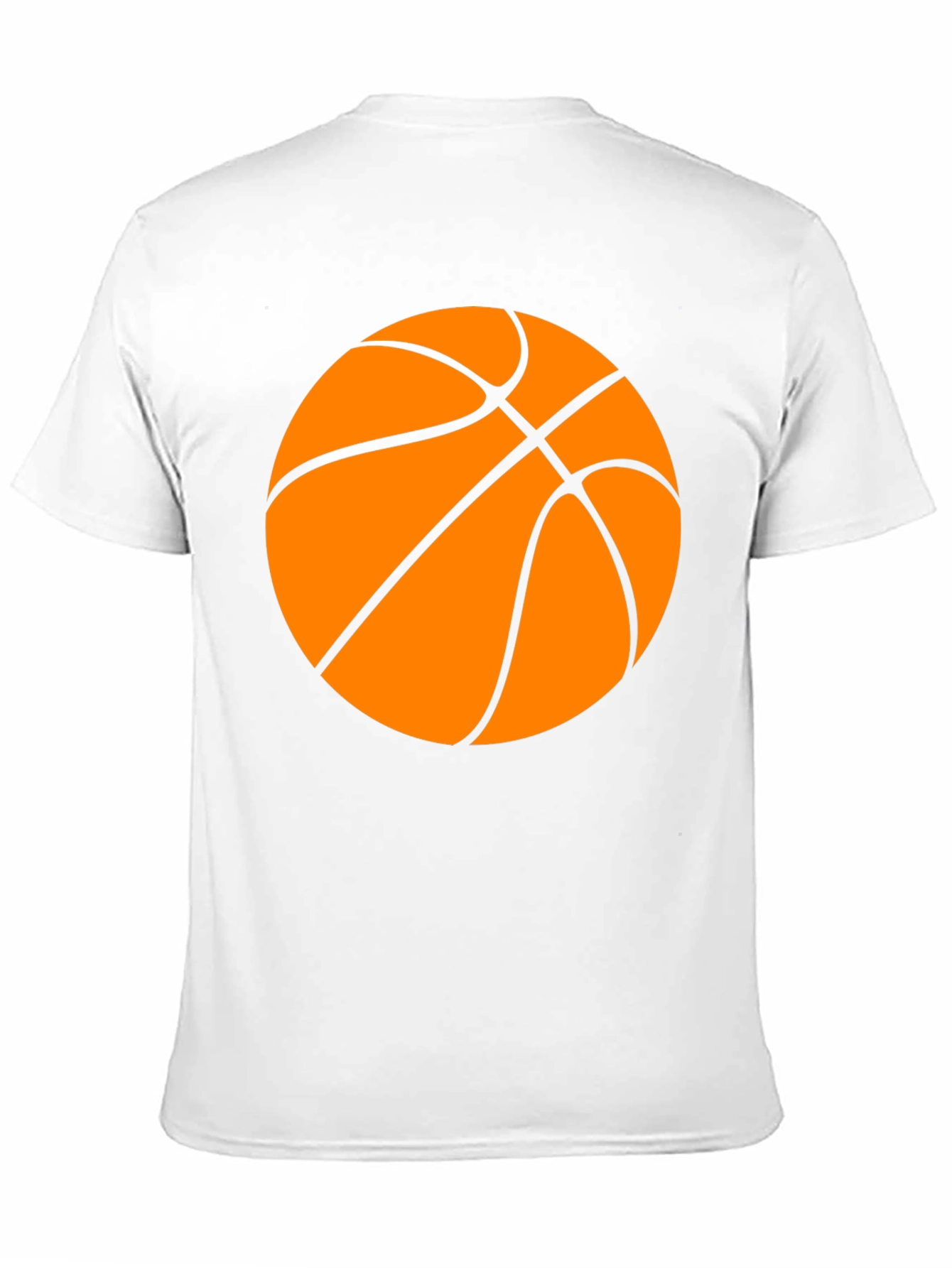 Basketball Graphic Tee - Black Cotton T-Shirt