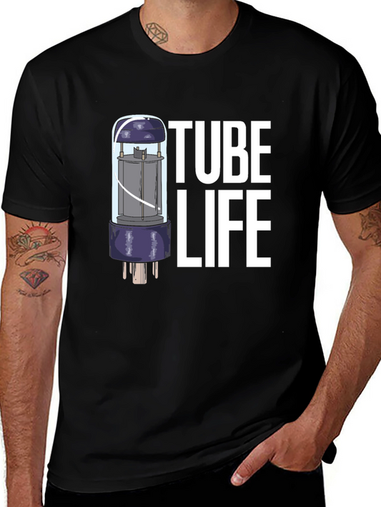 Tube Life T-Shirt - Black Graphic Tee