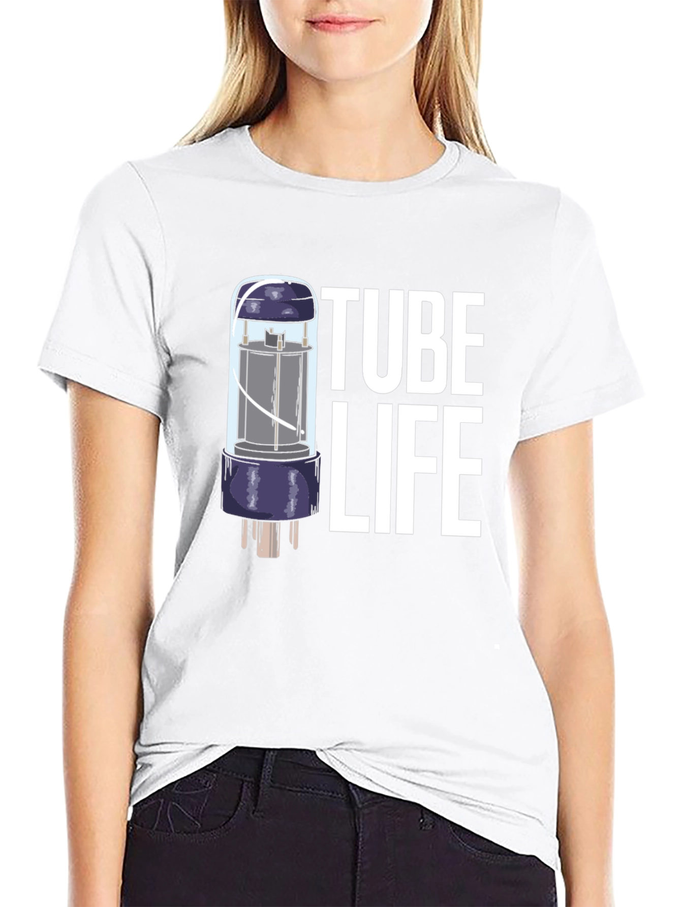 Tube Life T-Shirt - Black Graphic Tee