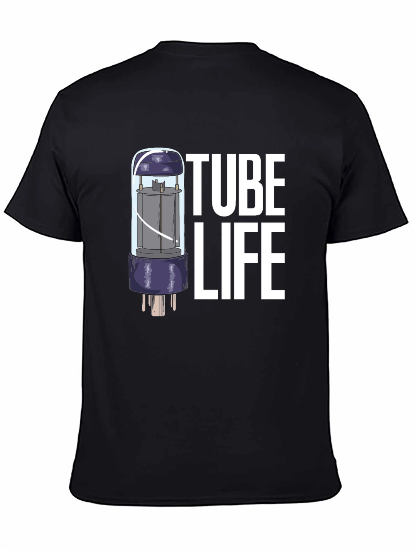 Tube Life T-Shirt - Black Graphic Tee