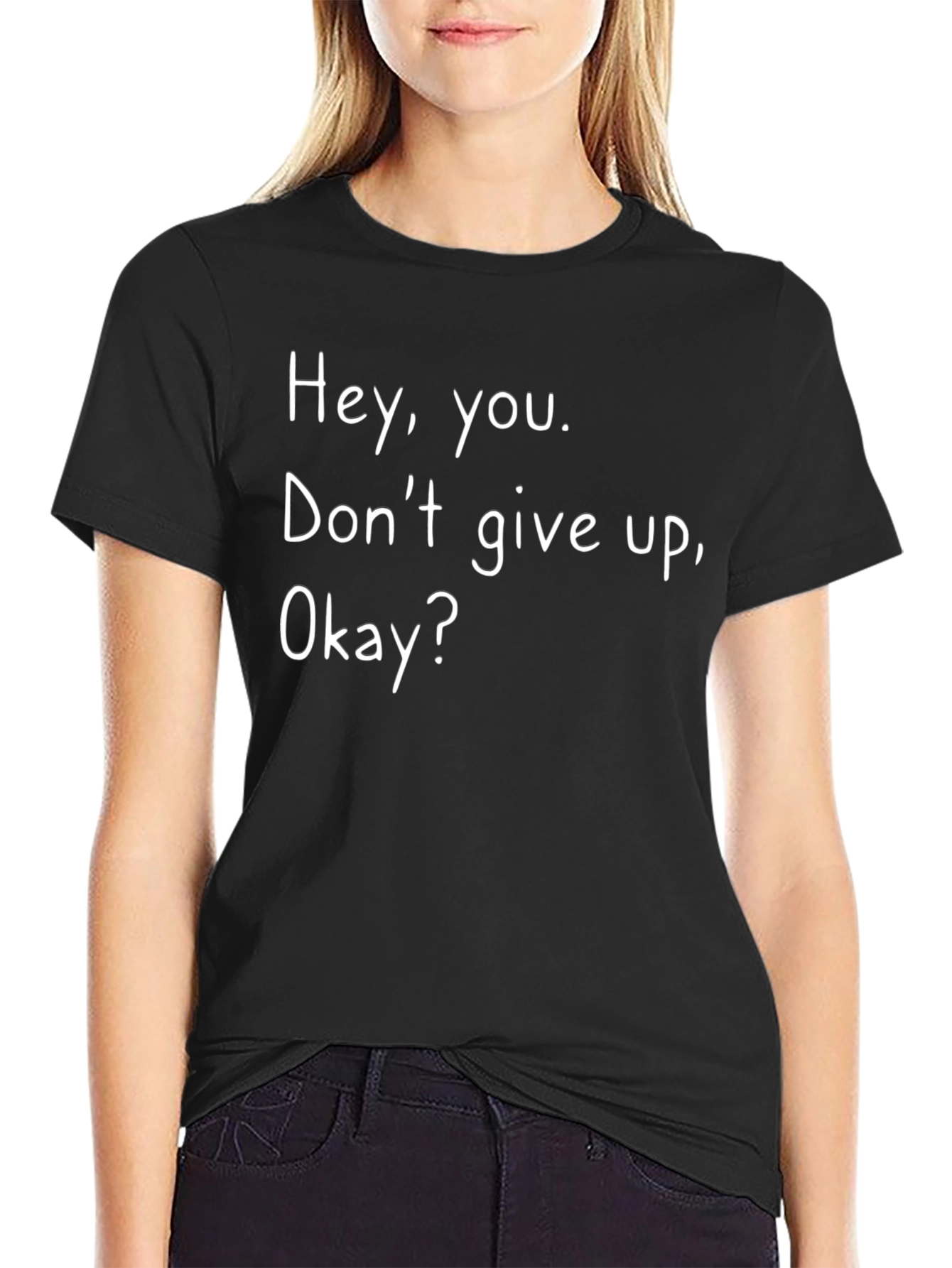 Inspirational Graphic Tee - Dont Give Up