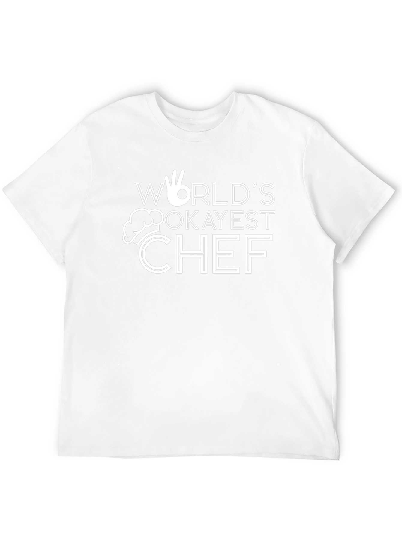 Worlds Okayest Chef Graphic T-Shirt