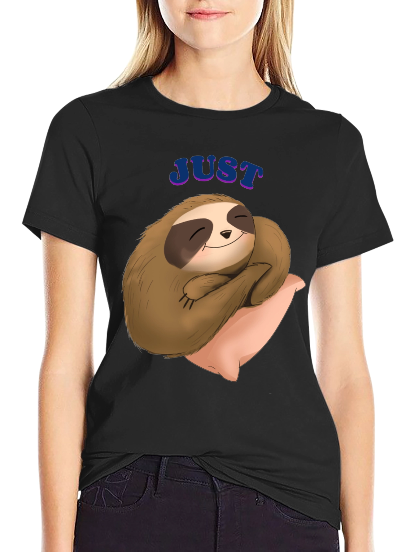 Cute Sloth T-Shirt - Just Slothin Around