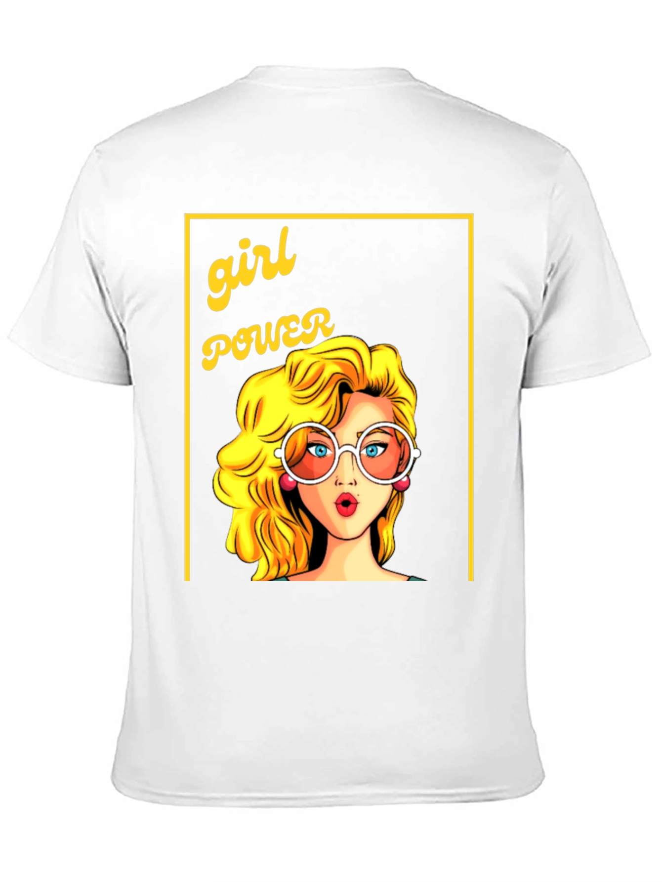 Girl Power Graphic Tee - Retro Cartoon