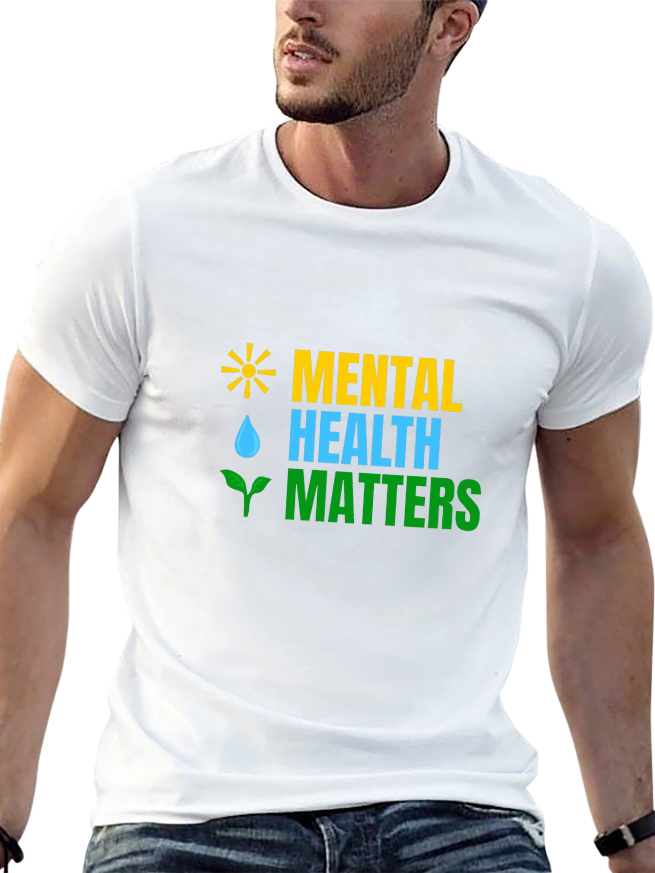 Mental Health Matters Graphic Tee - Black