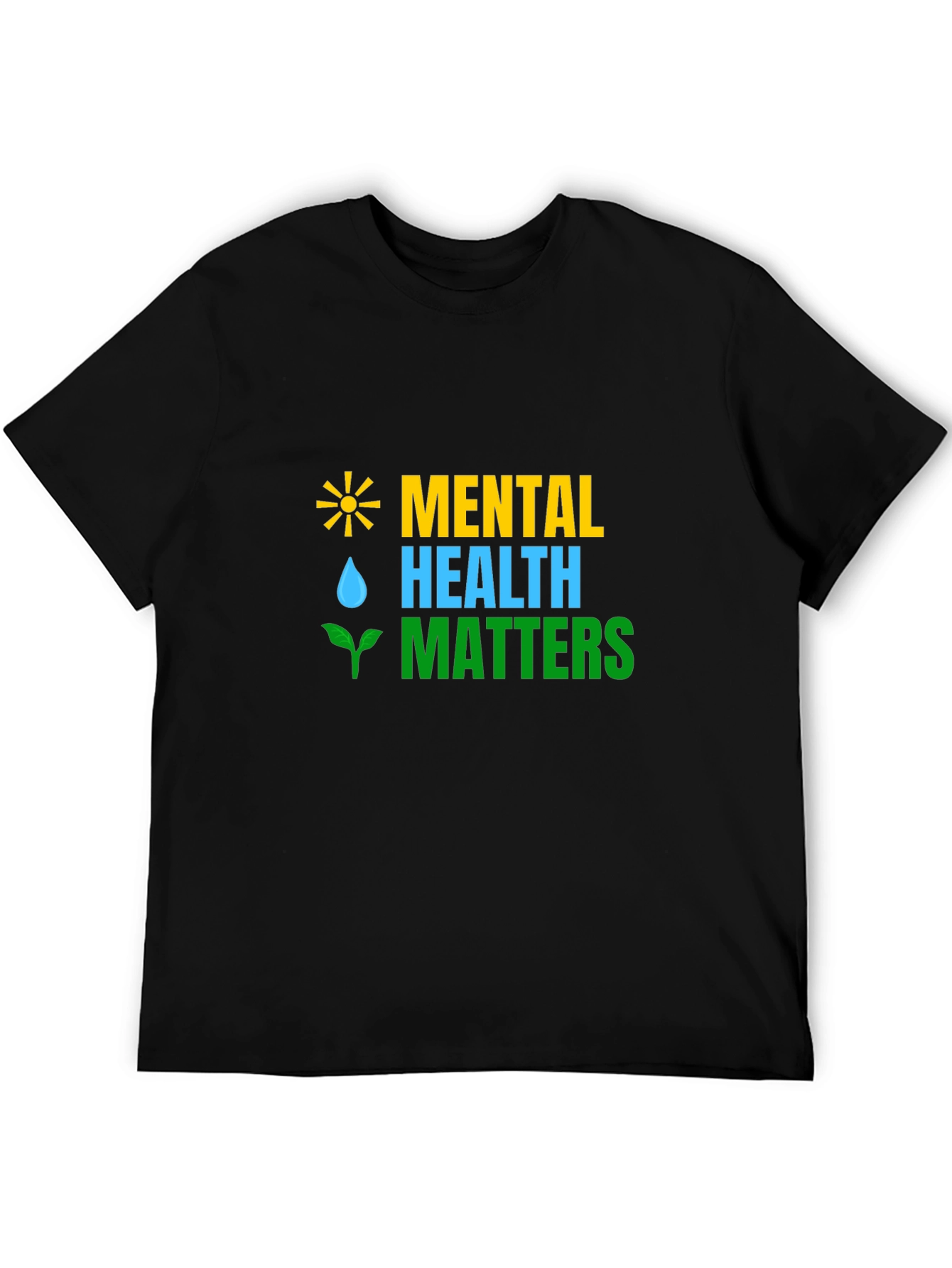 Mental Health Matters Graphic Tee - Black
