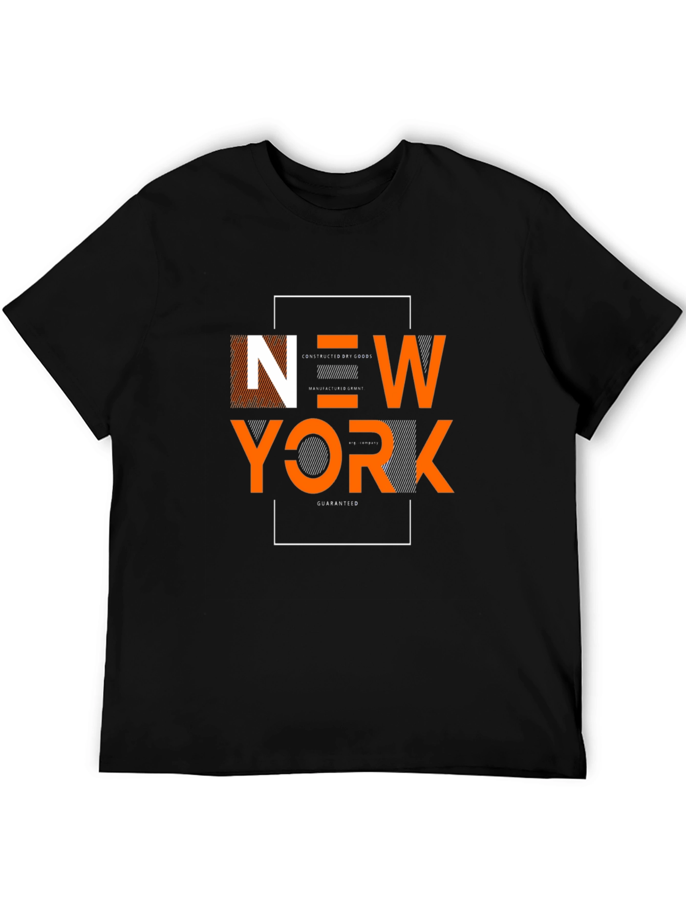 New York Graphic Print Black Tee