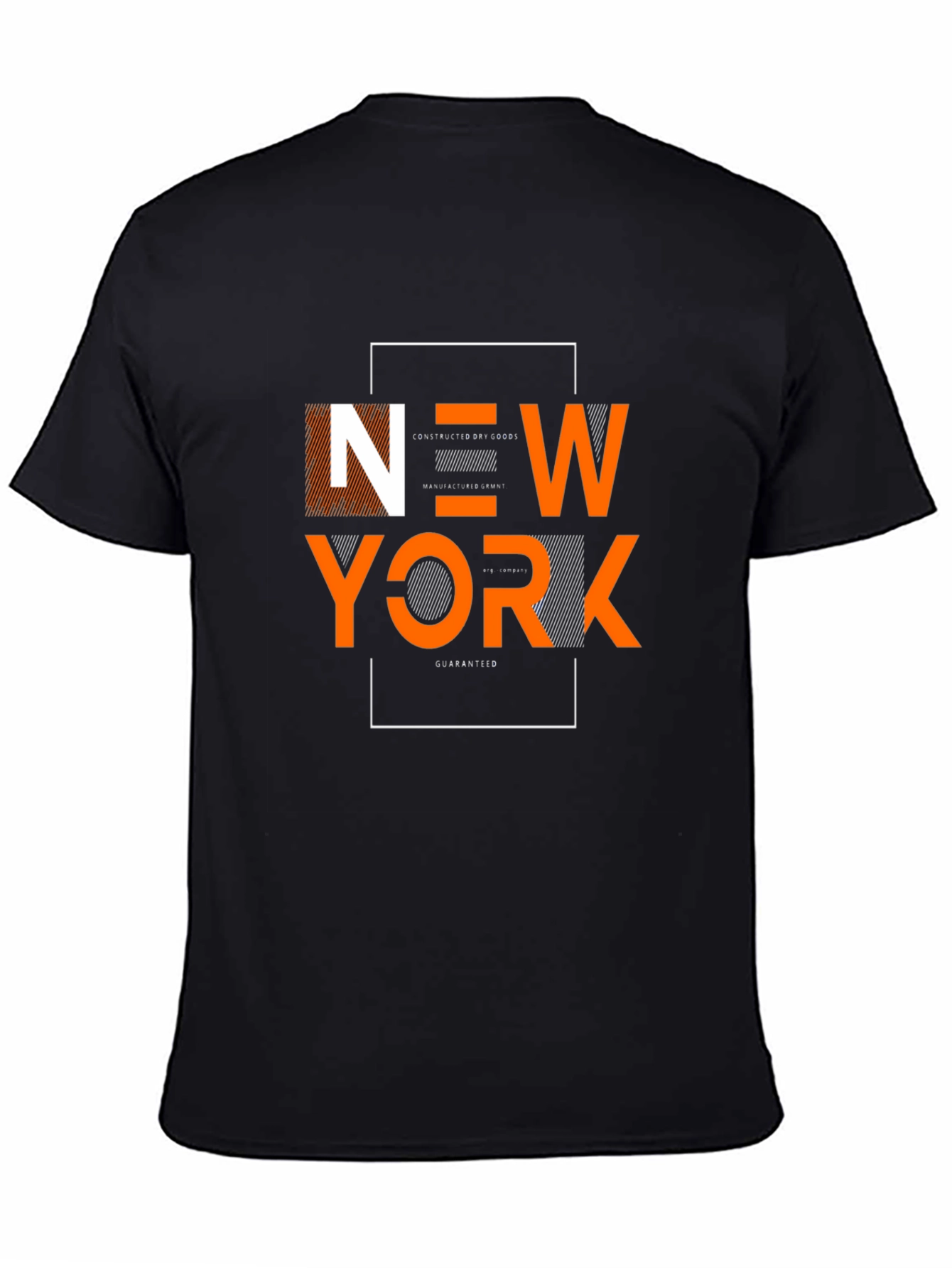 New York Graphic Print Black Tee