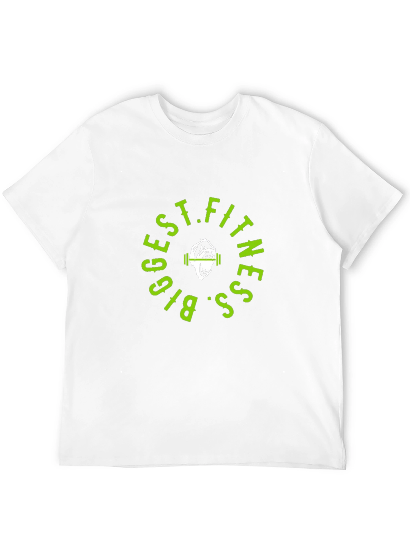 Biggest Fitness T-Shirt Gorilla Gym Black Cotton