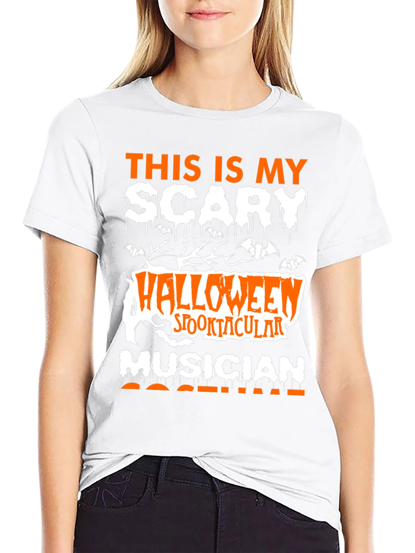 Scary Musician Halloween T-Shirt