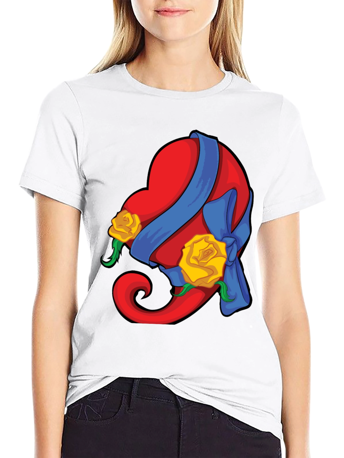 Heart and Roses T-Shirt
