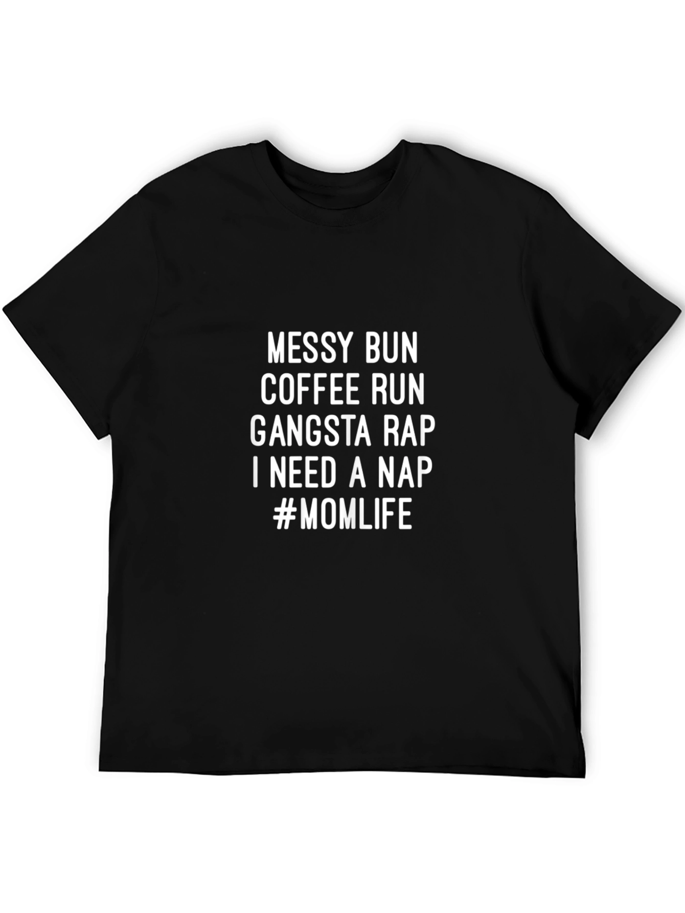 Messy Bun Mom Life Graphic Tee