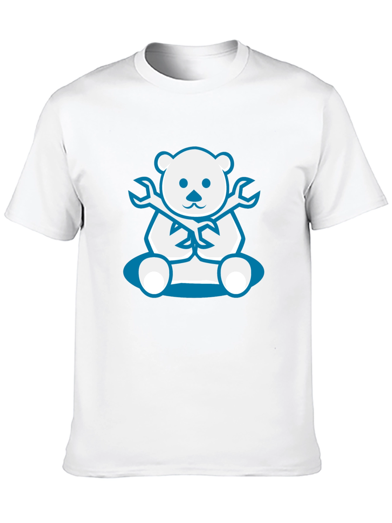 Bear Mechanic T-Shirt -  Cute Cartoon Design