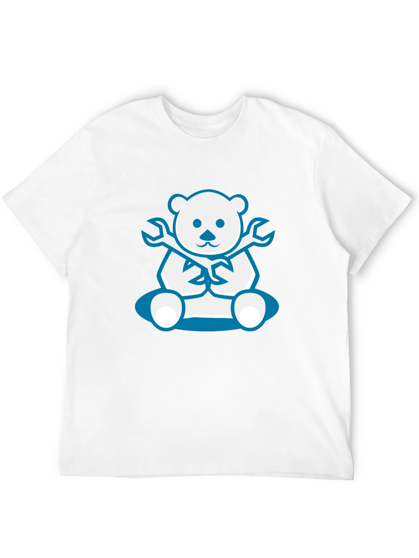 Bear Mechanic T-Shirt -  Cute Cartoon Design