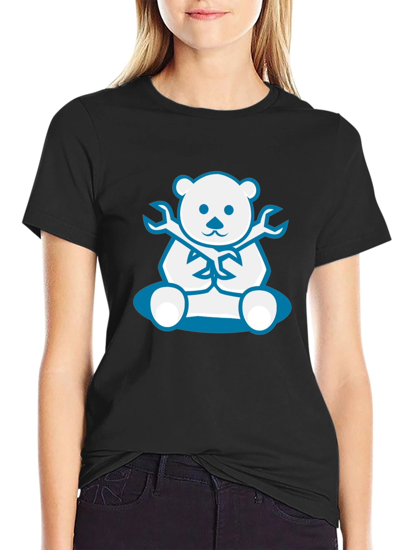 Bear Mechanic T-Shirt -  Cute Cartoon Design