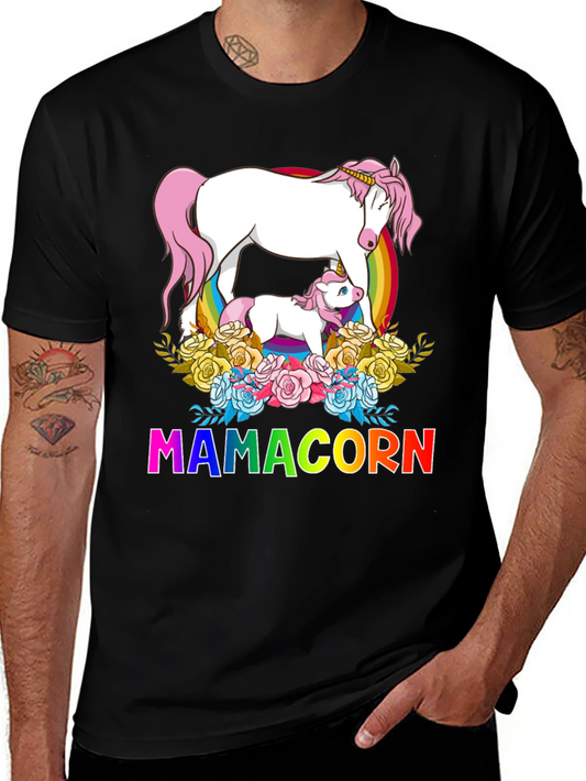 Mamacorn Unicorn Graphic T-Shirt