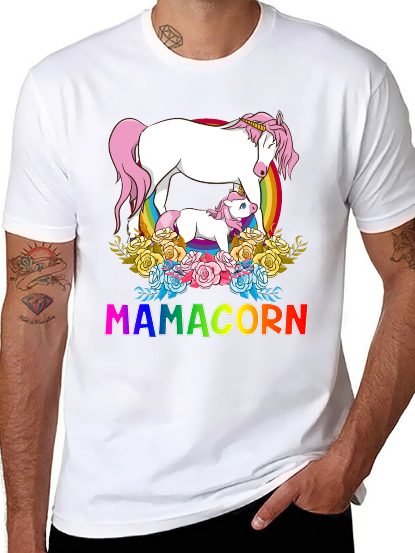 Mamacorn Unicorn Graphic T-Shirt