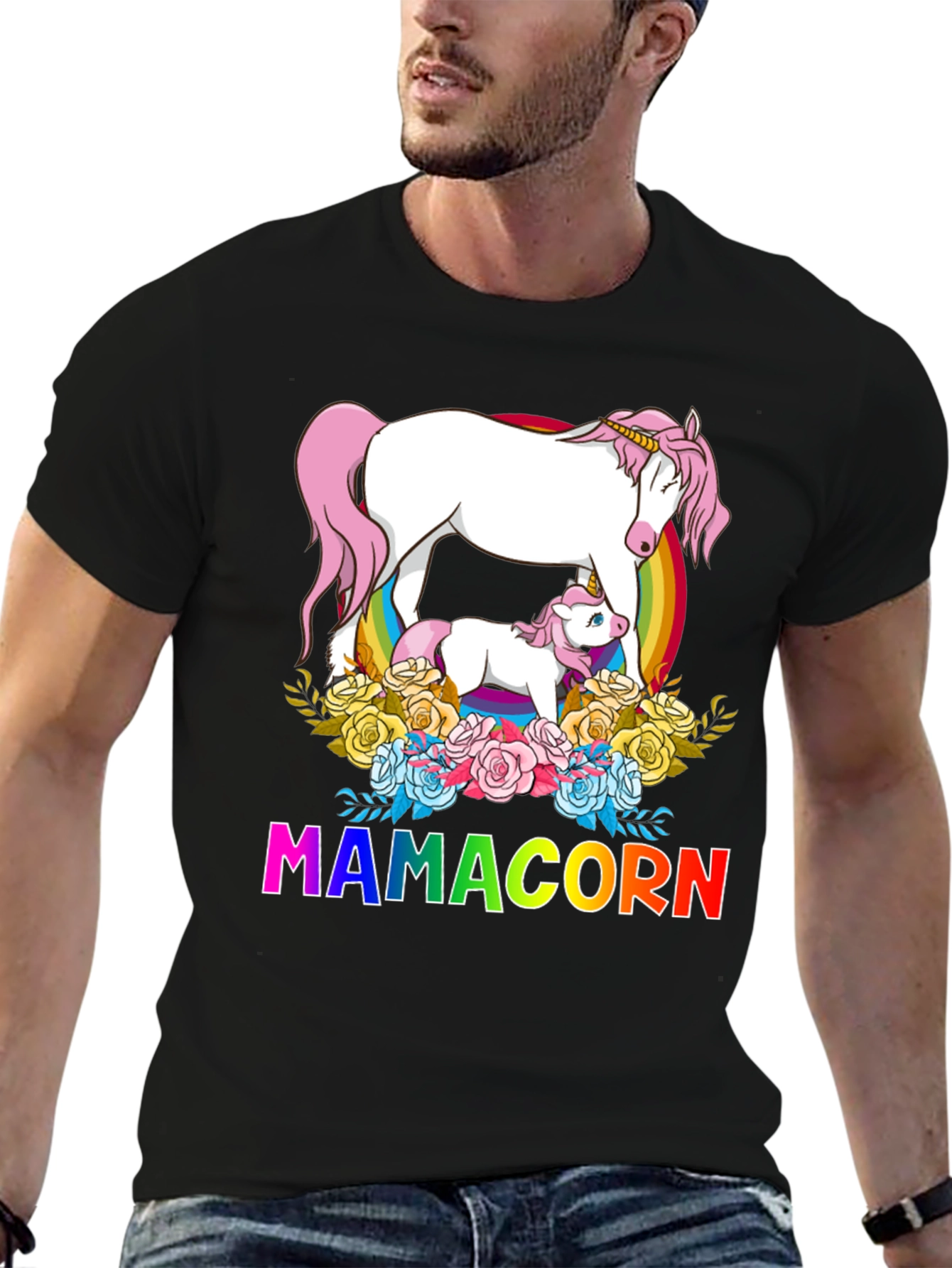Mamacorn Unicorn Graphic T-Shirt