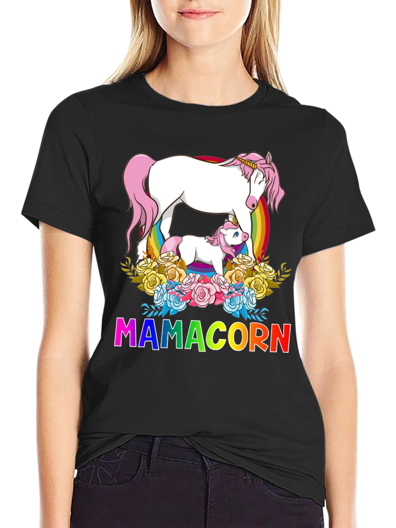 Mamacorn Unicorn Graphic T-Shirt