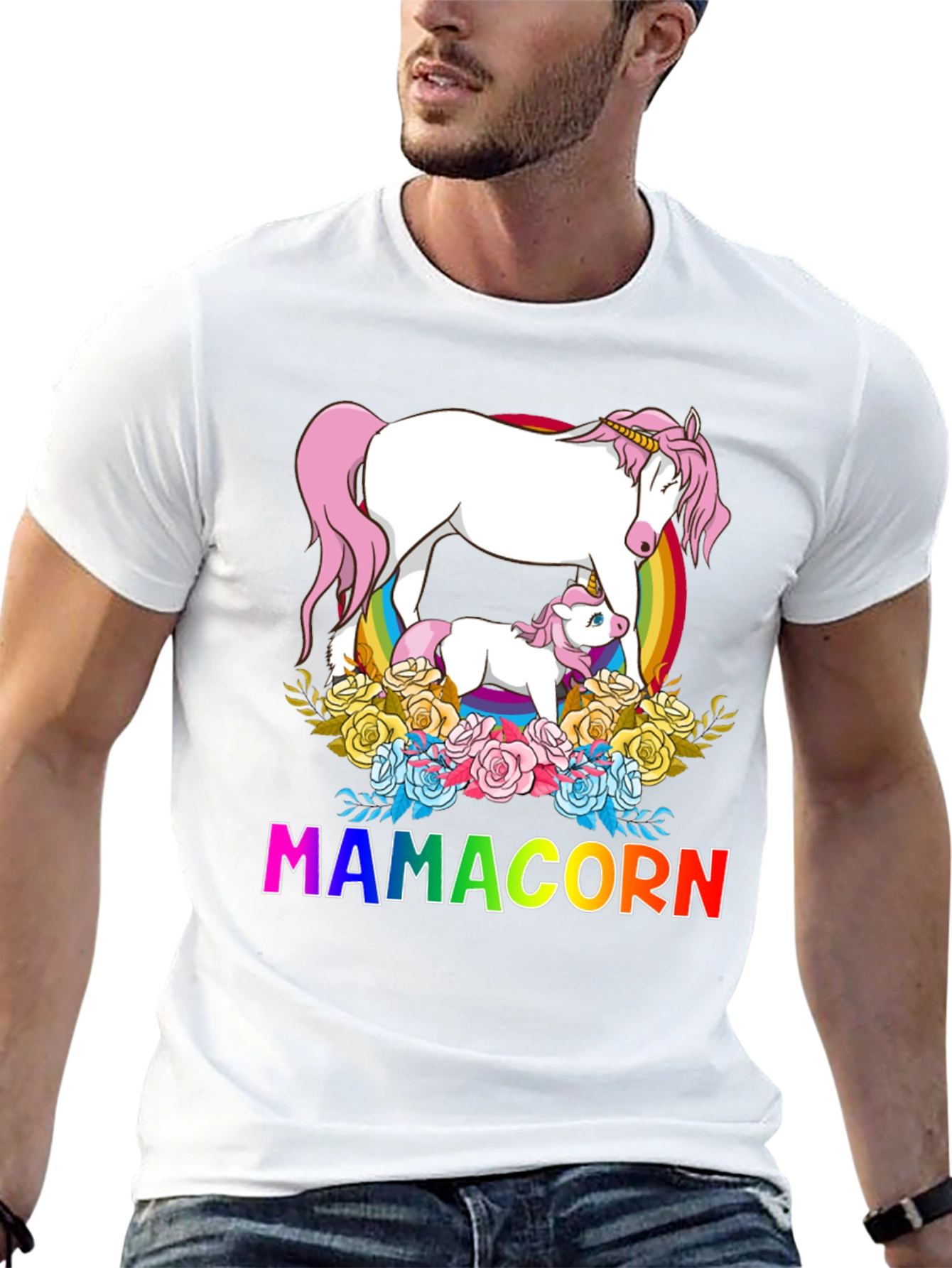 Mamacorn Unicorn Graphic T-Shirt