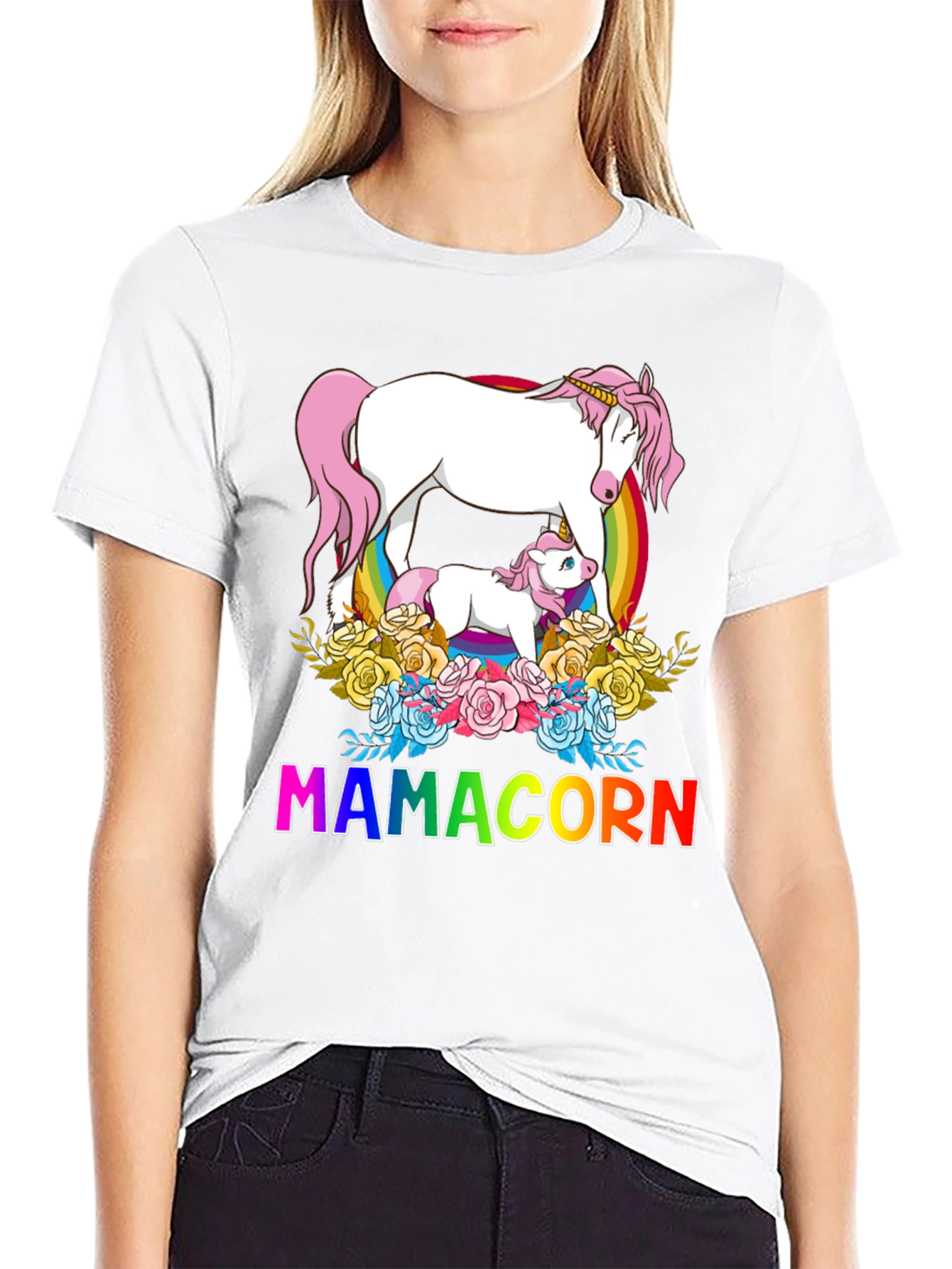 Mamacorn Unicorn Graphic T-Shirt