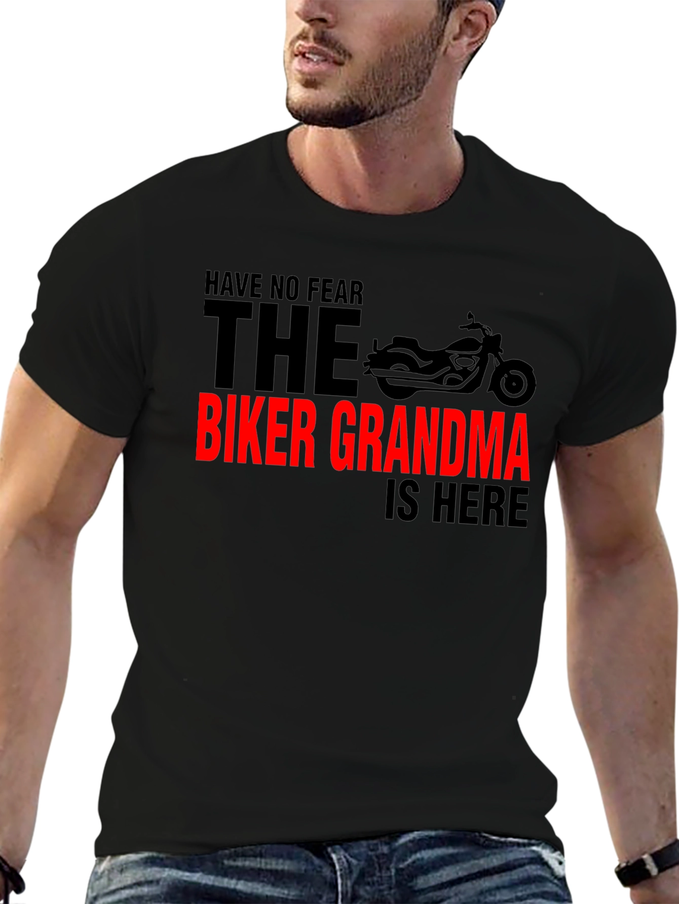 Biker Grandma T-Shirt - Ride with No Fear!