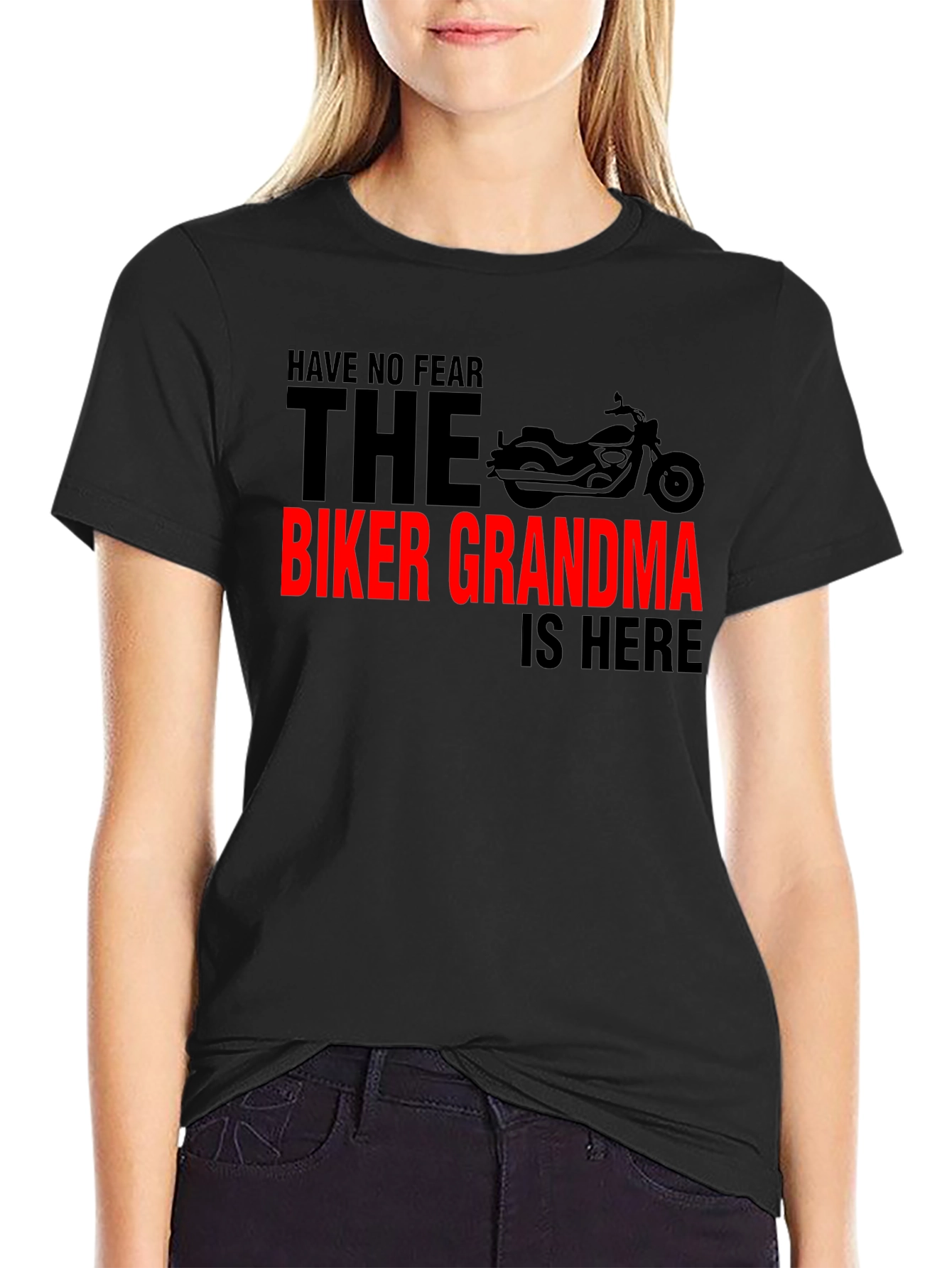 Biker Grandma T-Shirt - Ride with No Fear!