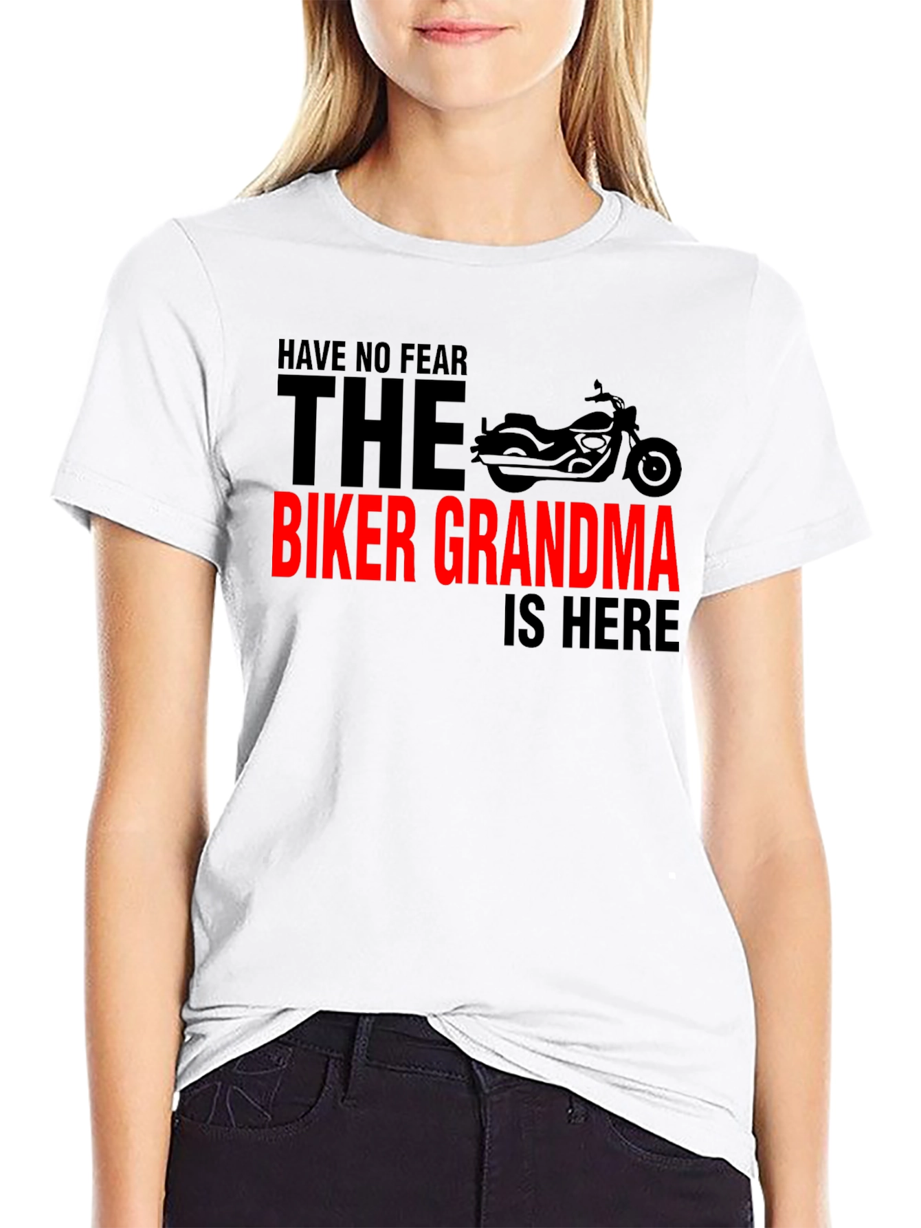 Biker Grandma T-Shirt - Ride with No Fear!