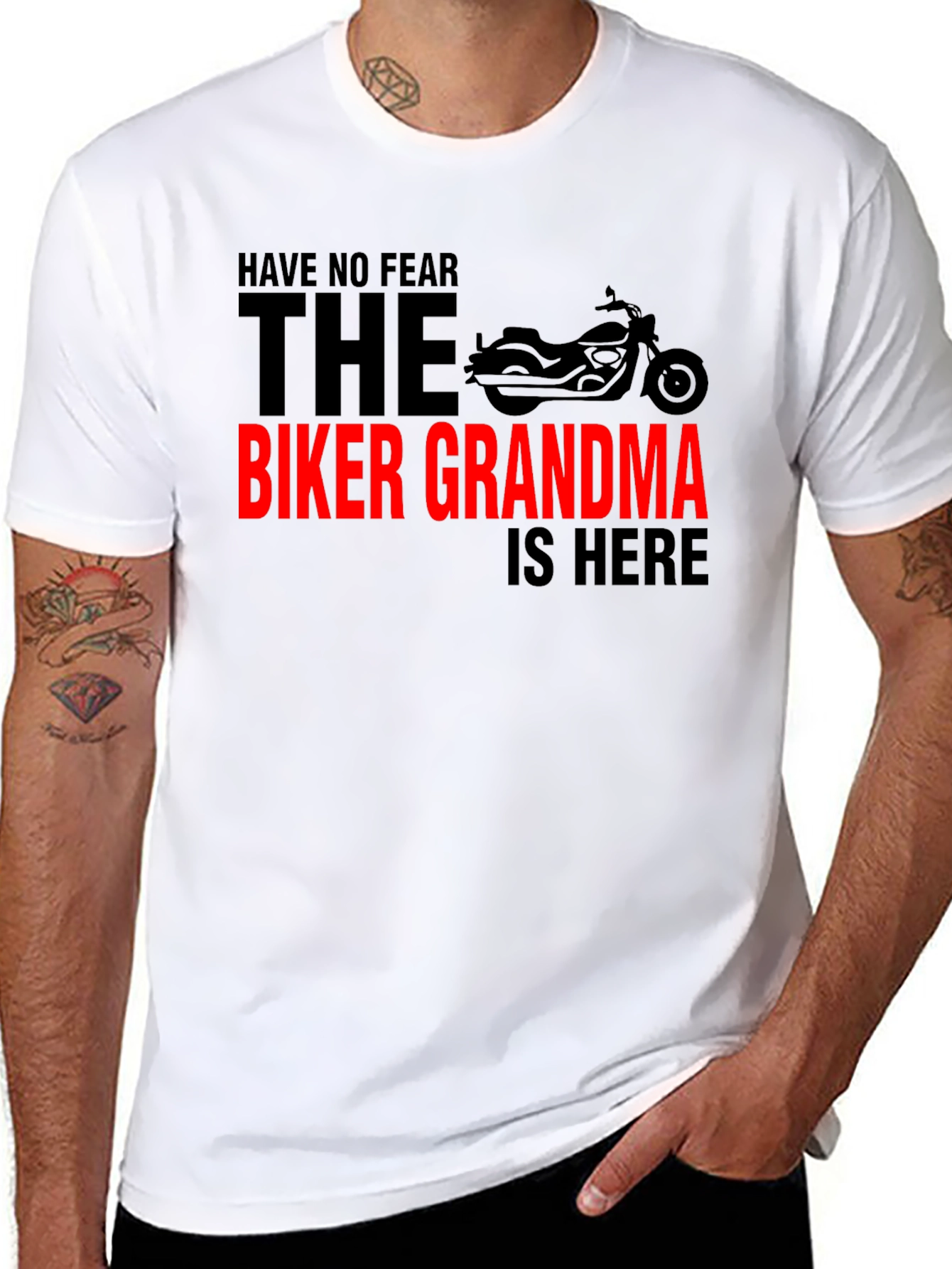 Biker Grandma T-Shirt - Ride with No Fear!