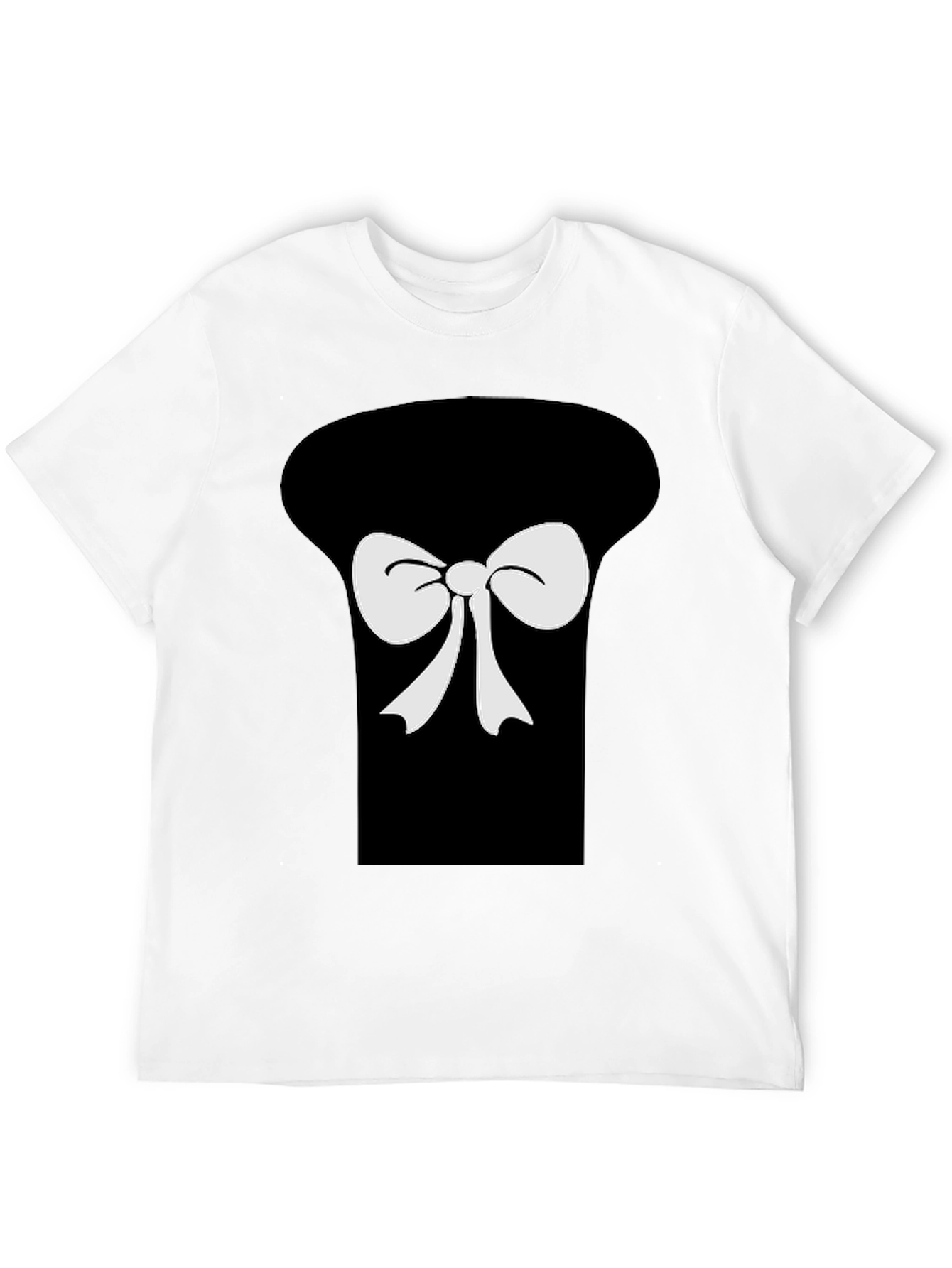 Bow Tie Graphic Tee - Classic Black
