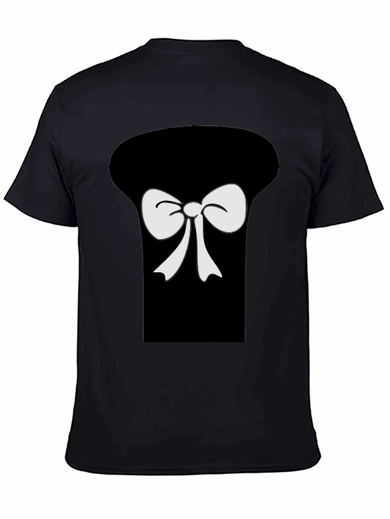 Bow Tie Graphic Tee - Classic Black