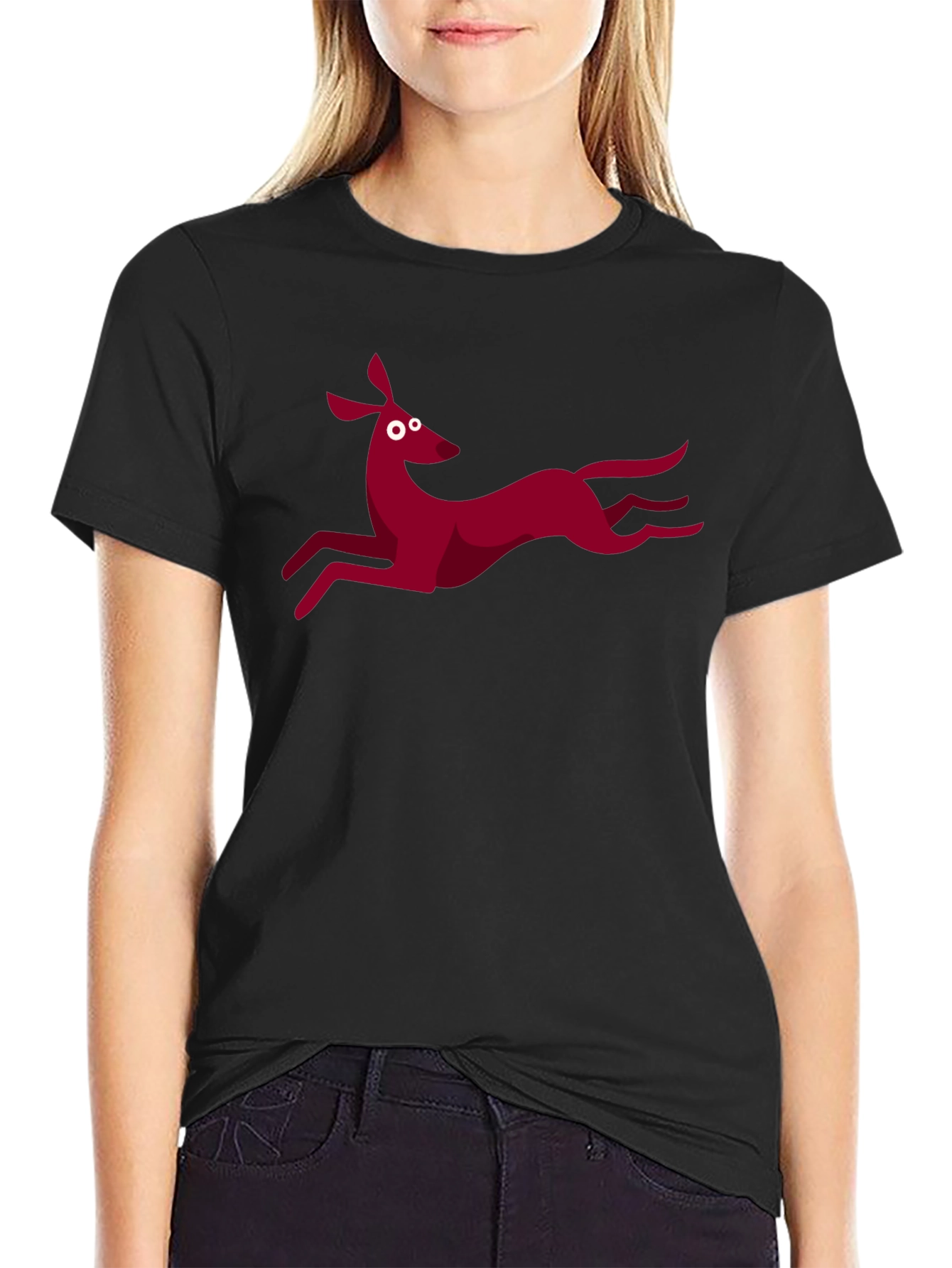 Funky Deer Graphic T-Shirt