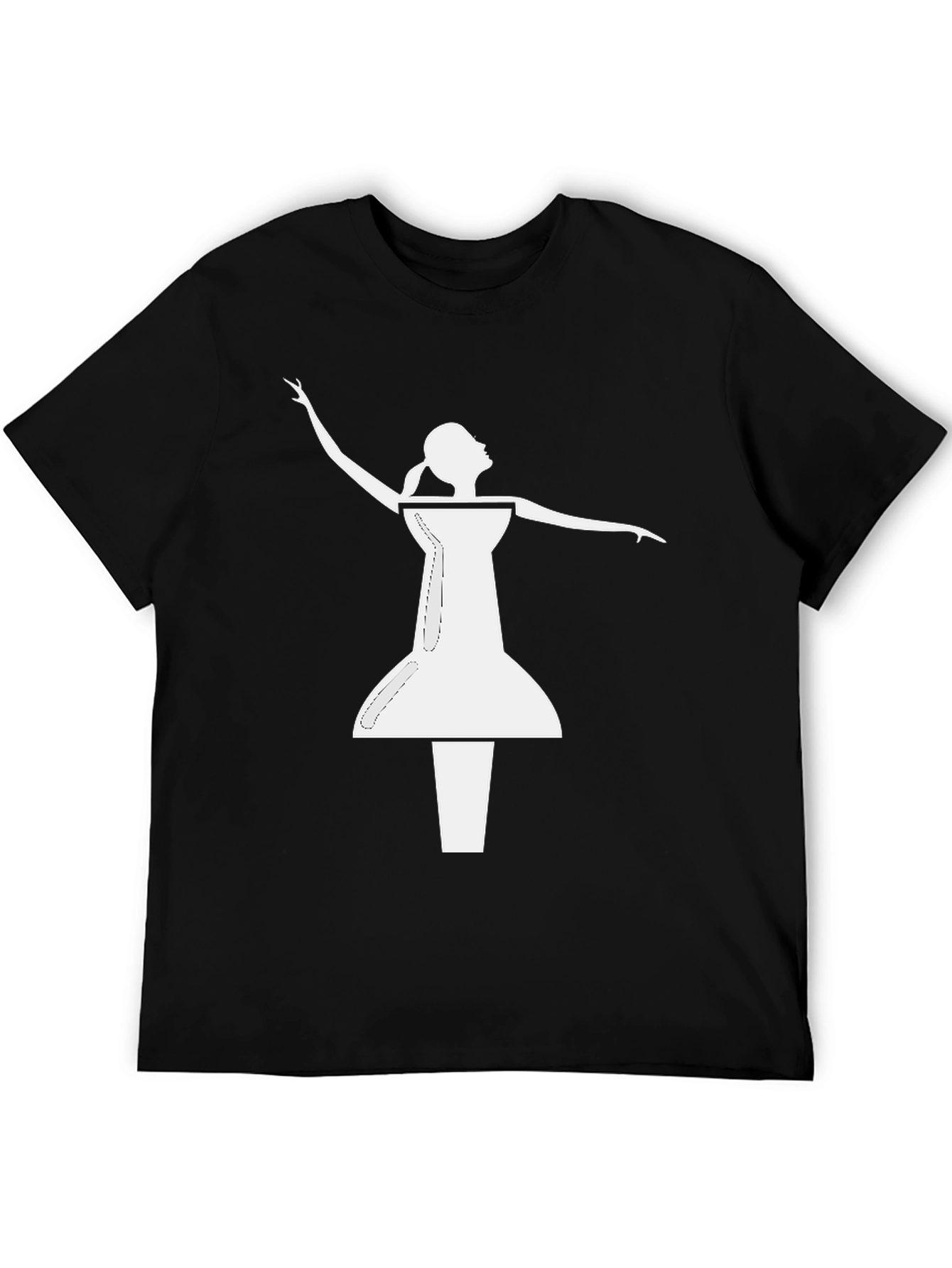 Ballerina Push Pin Graphic Tee - Unique Design