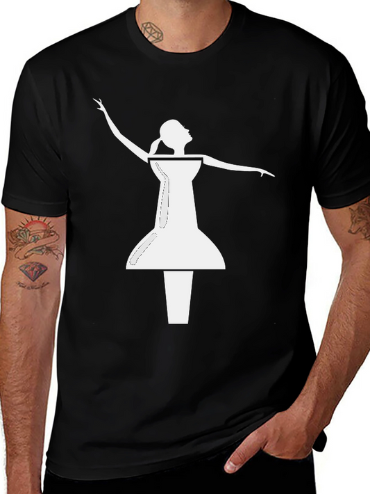 Ballerina Push Pin Graphic Tee - Unique Design