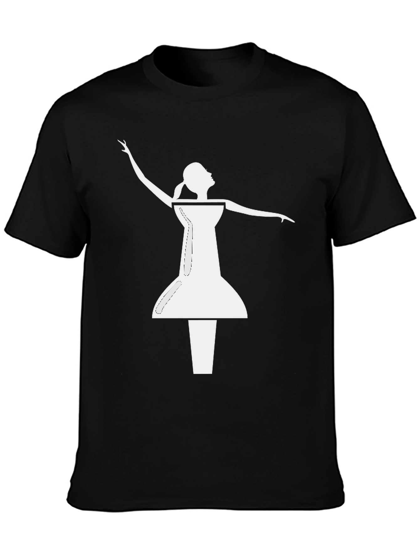 Ballerina Push Pin Graphic Tee - Unique Design
